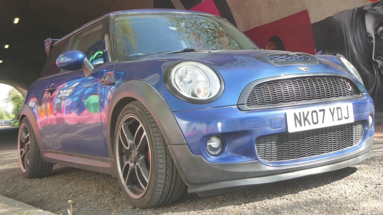 image of hanging car cut